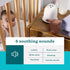 Homedics Sound Machine and Projector with 6 Soothing Sleep Sounds for Baby and Kids, Tilt Projector with 9 Images to
