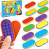 Ziogogco 12PCS Silicone Magnetic Slider Toysfor Adults & Teens, Relieves Stress and Anxiety