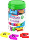 The Learning Journey Magnetic Linking Letters | Set of 40 Colorful ABC Magnets | Lowercase Letters for Toddlers 3+ |