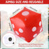 3 Pack Inflatable Dice, Jumbo Giant Dice Toy for Indoor Outdoor Board Game Ludo Pool Party Favor