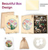 200 5MM 11.2 11.2inch MYS AUR Puzzles for Adults, Tulip Stained Glass Wooden Puzzles Pieces, Thick Unique Shaped Flower