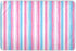 siphylline Pink and Light Blue Stripe Patterndoodle Art Extra Large Resuable Changing Pad