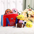 7 Playset, HyDren Pcs My First Sports Bag Plush Toys Bulit-in Bell Sports Balls and Trophy for Kids Throwing Toys Gift