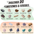 10 10 Set, 8+ Gemstone and Fossil Dig Kit Excavate Gems and Fossils, STEM Geology Educational Toy, Science Kit for Kids