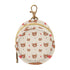 Bear Round Pacifier Storage Case with Zipper, Portable Pacifier Case for Travel,