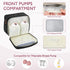 HavenMinds Pack, Detachable Breast Milk Cooler Travel Bag with Ice Double Layer Breast Pump Bag Compatible for Wearable