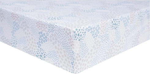 100% 28 52 Trend Lab Starry Night Fitted Crib SheetRainbow Fitted Crib Sheet for Baby Mattress, Made of Cotton, Fits a