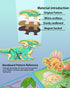Magnetic Puzzles for Toddlers 2-4, Travel Dinosaur Activities Toy Wooden Jigsaw Puzzles Book for Kids 1-5