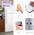 4PCS Self-Adhesive Refrigerator Lock Combination, Child Safety Locks for Kitchen Freezer Door with Password (Black)