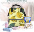 HCBPWVQA Backpack Daypacks Backpack Mommy Banana Print Diaper Bag with Changing Pad and Pacifier Holder, Multifunction