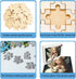 Hothostl 1000 Package Framable Piece Classic Jigsaw Puzzle - White Owl Luxurious Wood Rounded Corner Puzzle - Beautiful