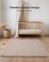 50" 47"x47" Tummy Fortella Extra Thick Baby Play Mat for Playpen, Snug Fit Playpen Mat, Machine Washable Foam Play Mat