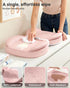 Table,28"X16",Pink Baby Changing Pad with Waterproof & Wipe-Clean, Non-Slip PU Diaper Changing Pad, Adjustable Safety