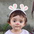 IMIKEYA Easter Bunny Ear Ornaments, 20pcs Rabbit Ear Hair Clip Accessories for DIY Craft Hair Jewelry Making