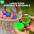 30 Packs TOY Life Filled Easter Eggs with Dinosaur, Easter Party Favors and Basket Stuffers Bulk for Kid, ,Plastic