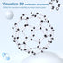 Molecular Model Kit - 444 Pcs Organic Chemistry Set for Lessons, Atom Element Model Building Kit for Students