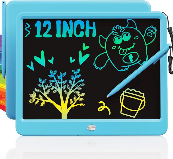 TEKFUN LCD Writing Tablet for Kids Boys Toys, 12 Inch Erasable Doodle