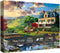 Country House Holiday 1000 Piece Puzzles for Adults, Colorful Nature Landscape Jigsaw