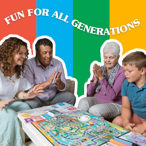 Joy for All The Game of Life Generations - Board Game for Seniors with Easy to Read Action Cards