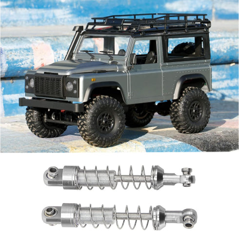 VGEBY 2 Pairs Aluminum Alloy, 60mm RC Car Modification Parts for C14 C24 MN D90 99S (Silver)