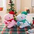 12 Inch) SQEQE Dinosaur Plush Pillow, Cute Loving Stuffed Dinosaur with Heart, Christmas Stuffed Animal Plush Toys Gift