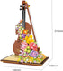 Set, 950PCS Set, Flower Bouquet Violin Building Blocks Music Instruments Bricks Gifts for Adults and Kids