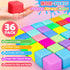 36 Pack Slow Rising Stress Cube, Dough Stress Balls Squishy Fidget Toys Bulk for Anxiety Relief, Soft Fidget Cube, Pull