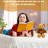 CHELEI2019 11.8" Teddy Bear Stuffed Animal, Cute Brown Teddy Bear with Hoodie for Kids