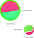 Hxezoc Toss and Catch Ball Set with 4 Paddles 6 Balls and 1 Storage Bag, Ball Sports Toys for Kids and Adults Family