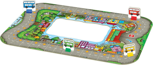 Orchard Toys Moose Games Bus Stop Game - Fun Introduction to Addition and Subtraction for Ages 4-8, 2-4 Players