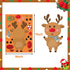 Funnlot Christmas Stickers for Kids - 30PCS Make Your Own Stickers Game and Activities for Toddlers Craft Kits