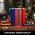 Set 1241 12+ INSOON Detective Bookend Building with Lights, PCS Detective Agency Street House Building Block Kit