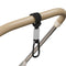 SURDOCA Baby Stroller Hooks, Stroller Clips and Hooks for Diaper Bag, Mommy