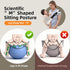 Lujifo Baby Sling Carrier for Toddler, Houndstooth Baby Carrier Sling, Premium Cotton Linen Adjustable in Both Front