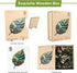 200pcs, 12.2X11.5in, MYS AUR Wooden Puzzles for Adults, Nature Leaf Jigsaw Puzzle Unique Shape Wood Puzzles Adult