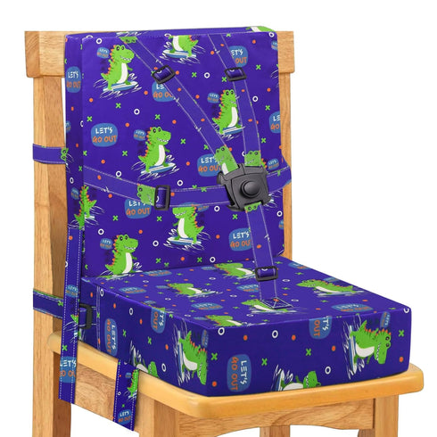 Toddler Booster Seat for Dining Table, Adjustable Safety Buckle Child Booster Seat
