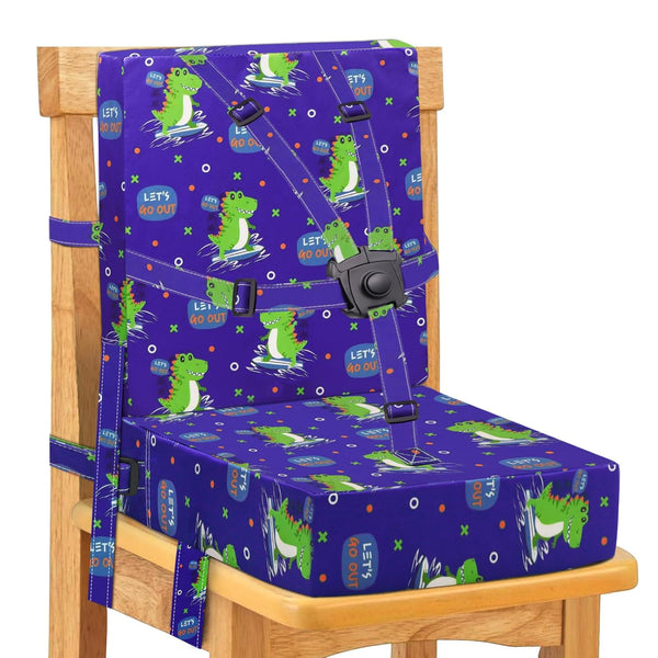 Toddler Booster Seat for Dining Table, Adjustable Safety Buckle Child Booster Seat