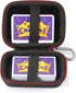 RAIACE Hard Travel Carrying Case for Set Enterprises Five Crowns Card Games, Protective Storage Bag, Black