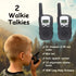 Box O' Mart Set Outdoor Adventure for Kids - Camouflage Camping Exploration Toys with Walkie-Talkies - Backyard