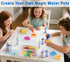 6 7 8 9 10 Magic Water Elf Toy Kit - Magic Gel Water Pets with Aquarium Bottle - Make Your Own Squishies Crafts Toys