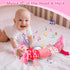 0-6 Tummy 0 3 6 9 12 Baby Girls Toys Months,Infant Sensory Caterpillar Pink Axolotl Baby Musical Rattles Time Toys