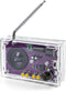 LEPANDA Radio with 2inch Speaker and Acrylic Case, DIY FM Radio Soldering Project,
