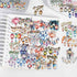 LOOGFDC 50PCS Watercolor String Light Stickers - Transparent PET Waterproof Lantern Decals for DIY Crafts, Journals