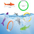 Swimming 4-8, 8 Pack Pool Diving Toys, Underwater Pool Toys for Kids Ages Diving Rings and Training Sharks for Learning