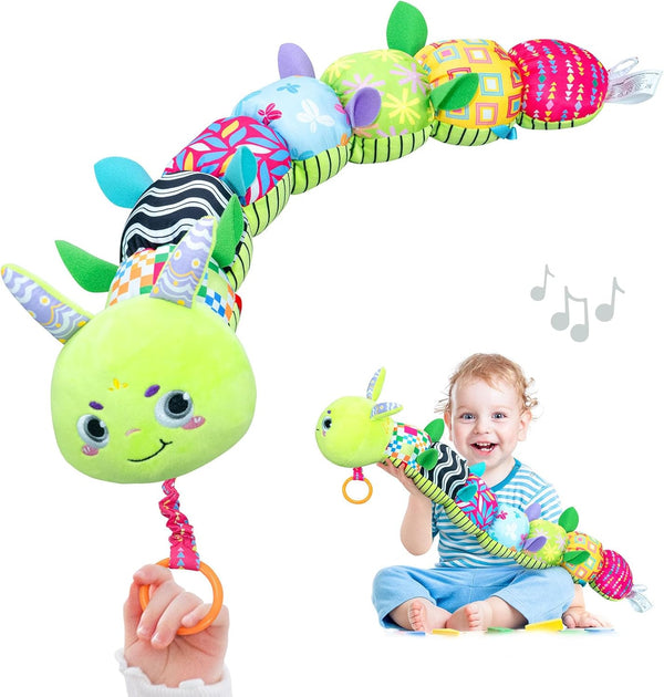 Infinno Baby Musical Stuffed Sensory Toys for Girls and Boys, Infant Soft