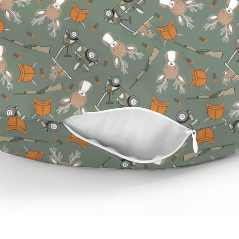 Boys Kids Hunting Baby Nursing Pillow Covers for Boy Girl Camouflage Deer Hunting Nursing Pillowcase for Breastfeeding