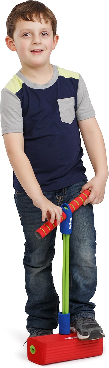 New Bounce Pogo Stick for Toddlers - Foam Jumper for Ages 3-8, Outdoor Jumping Toys Birthday Gift for Kids