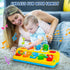Hieoby 1 9-12-18 1-2 Interactive Pop up Animal Toys with Music & Light, Montessori Cause and Effect Toys for Year Old