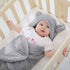 Soft Plush Newborn Swaddle Blankets - Adorable Infant Girls Clothes in Grey