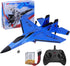 RC Plane 2CH Remote Control SU35 Jet, 2.4GHz Easy to Fly Airplane Toys for Kids and Adults with Night Lights